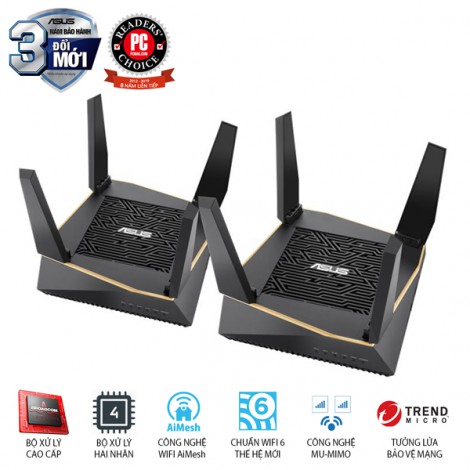 AiMesh Router ASUS RT-AX92U (2-PK)